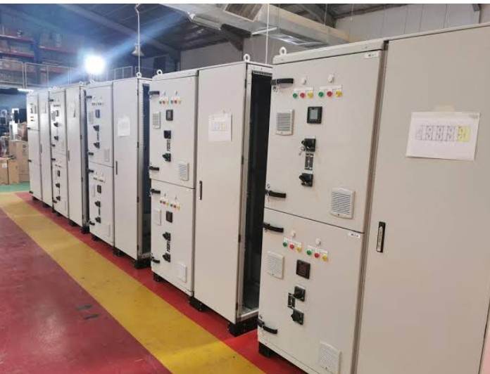 Panel installation row at a factory in Saudi Arabia by White Dream