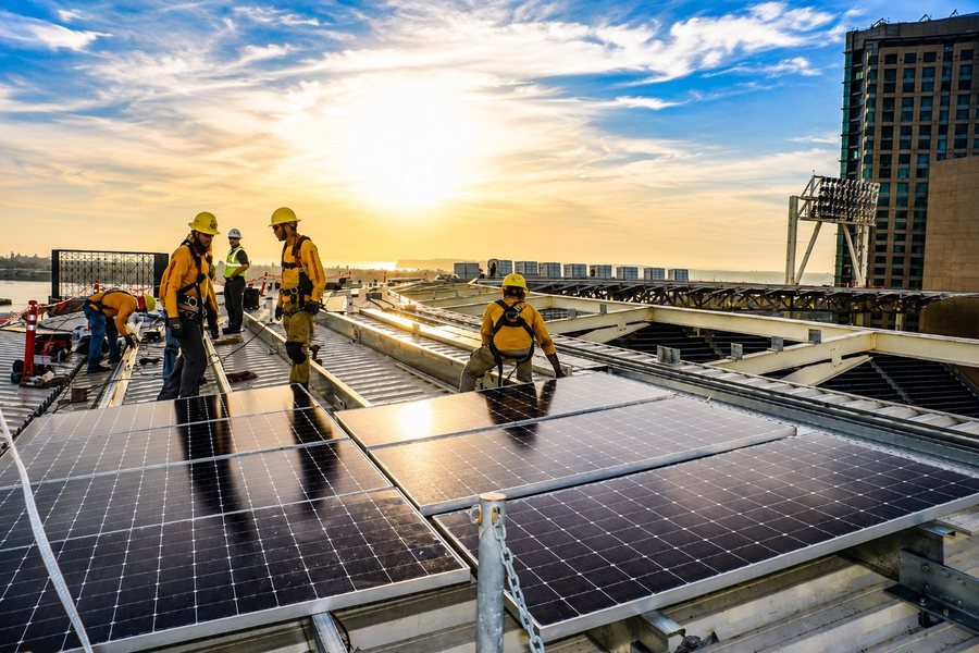 White Dream solar installation at a commercial site in Saudi Arabia