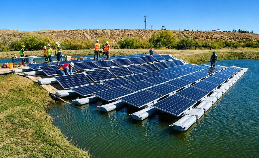 White Dream solar installation at an industrial facility in Saudi Arabia