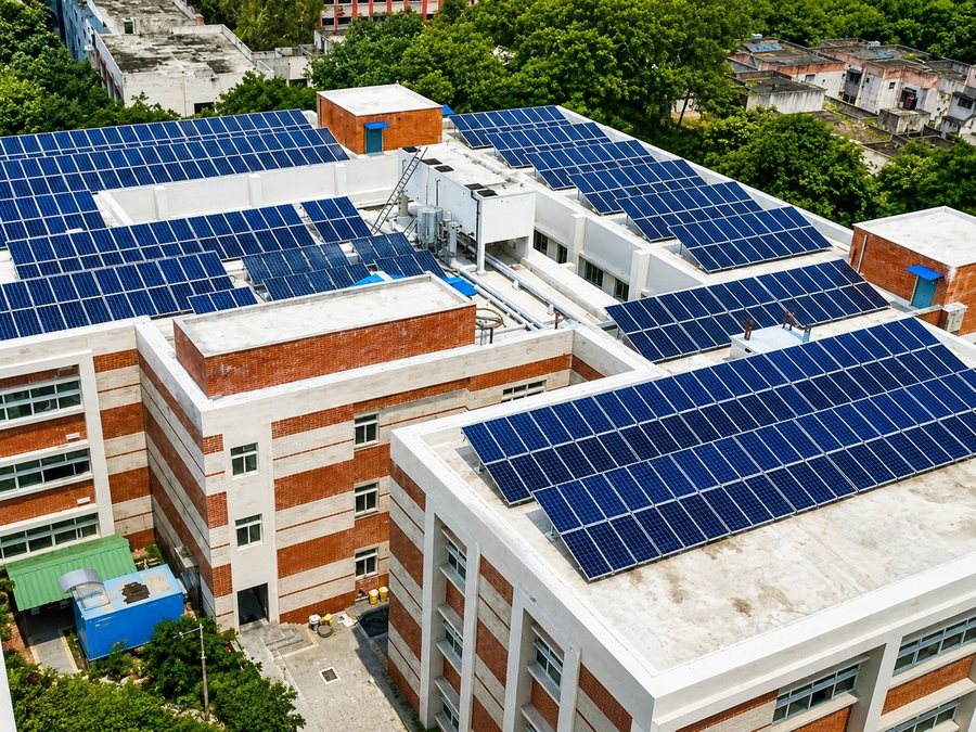 White Dream solar installation at an oil and gas site in Saudi Arabia