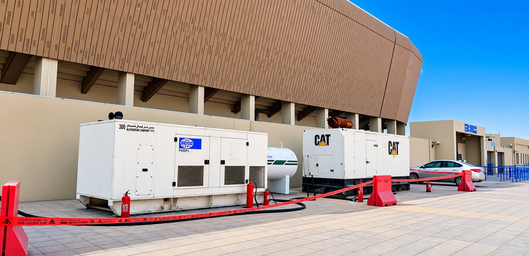 Brand-new Caterpillar diesel generators supplied by White Dream in Saudi Arabia